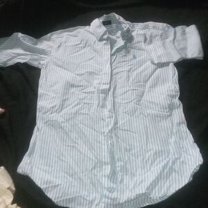 Men's Striped Shirt - Blue